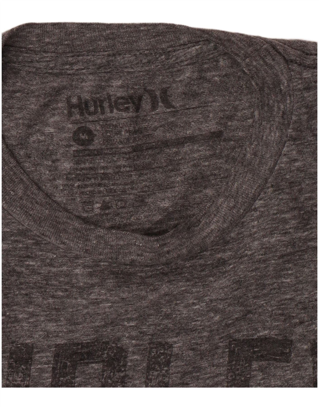 T-shirt grafica Hurley da uomo con vestibilità regolare, grigio medio