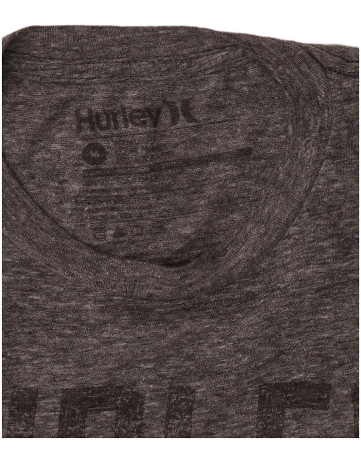 T-shirt grafica Hurley da uomo con vestibilità regolare, grigio medio