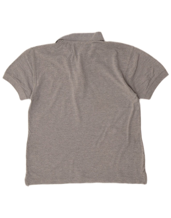 Reebok Mens Polo Shirt Medium Grey Cotton