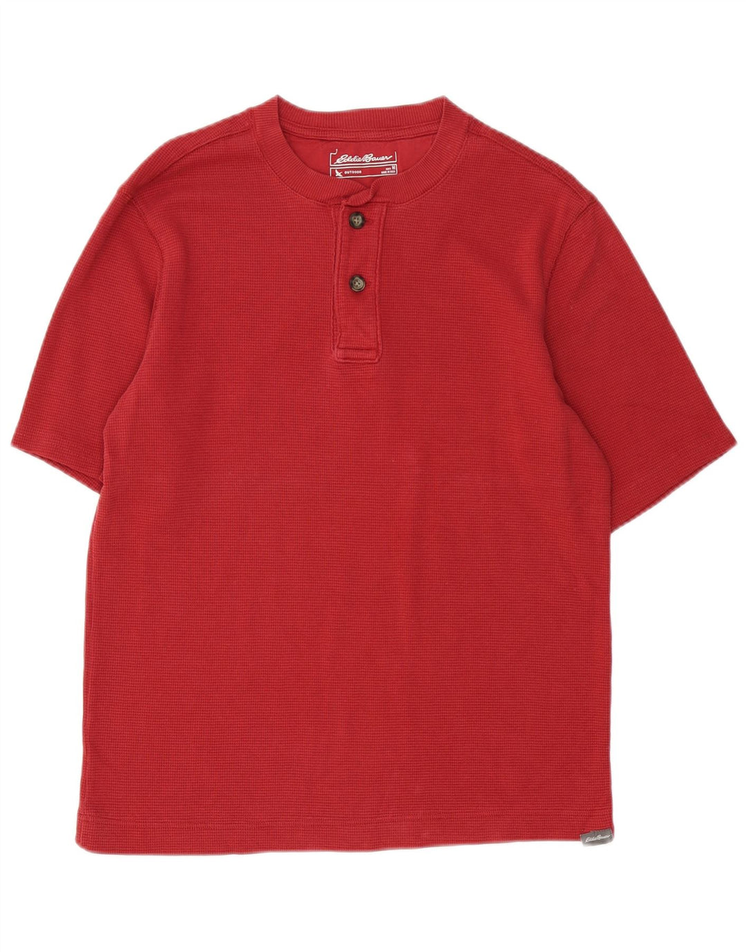 T-shirt da uomo EDDIE BAUER Top rosso medio in cotone