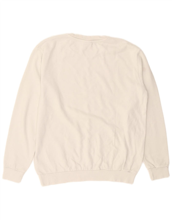 Zara Uomo Felpa Maglione Grande Bianco