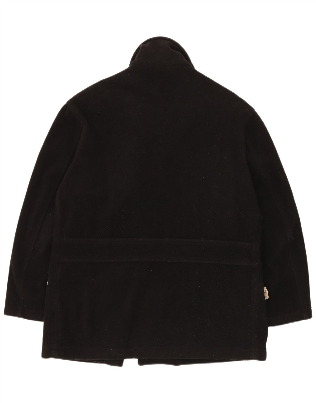 Cappotto da marinaio oversize da donna Murphy & Nye UK 14 lana nera media