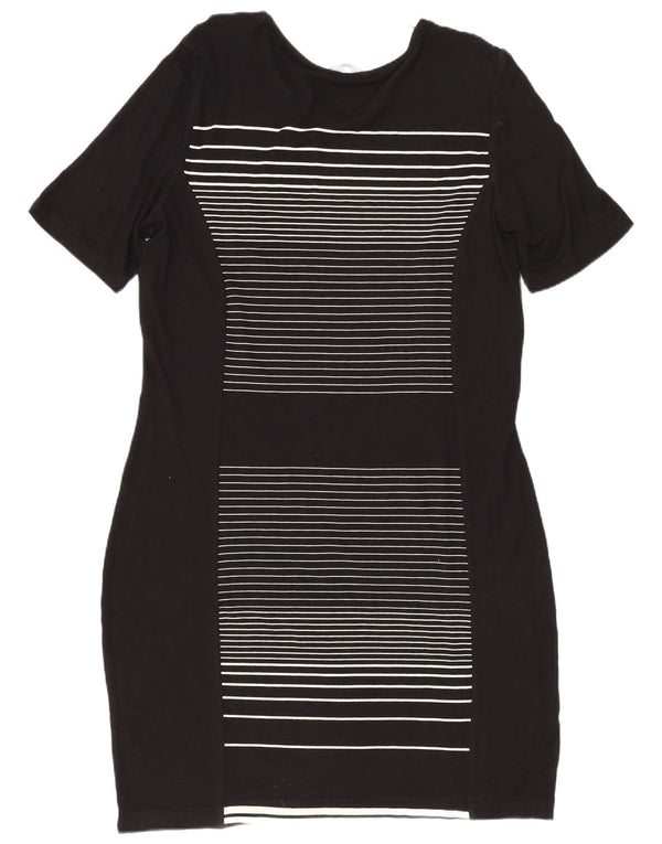 Abito tubino da donna Marks & Spencer UK 14 medio nero a righe