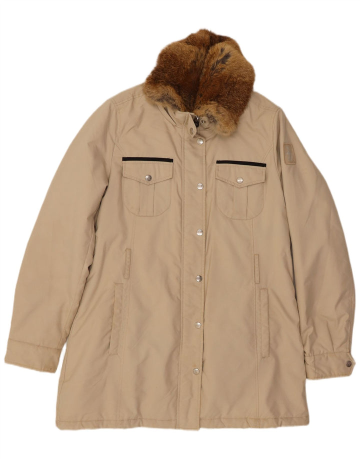 Cappotto giacca a vento da donna REFRIGUE UK 18 XL Poliestere beige