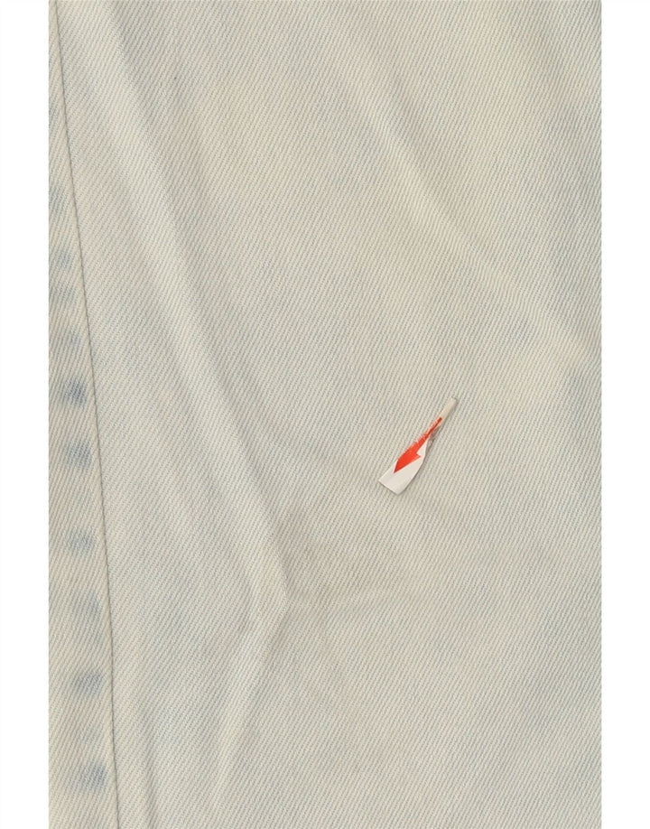 Jeans dritti da uomo Cavalli grandi W34 L29 cotone blu