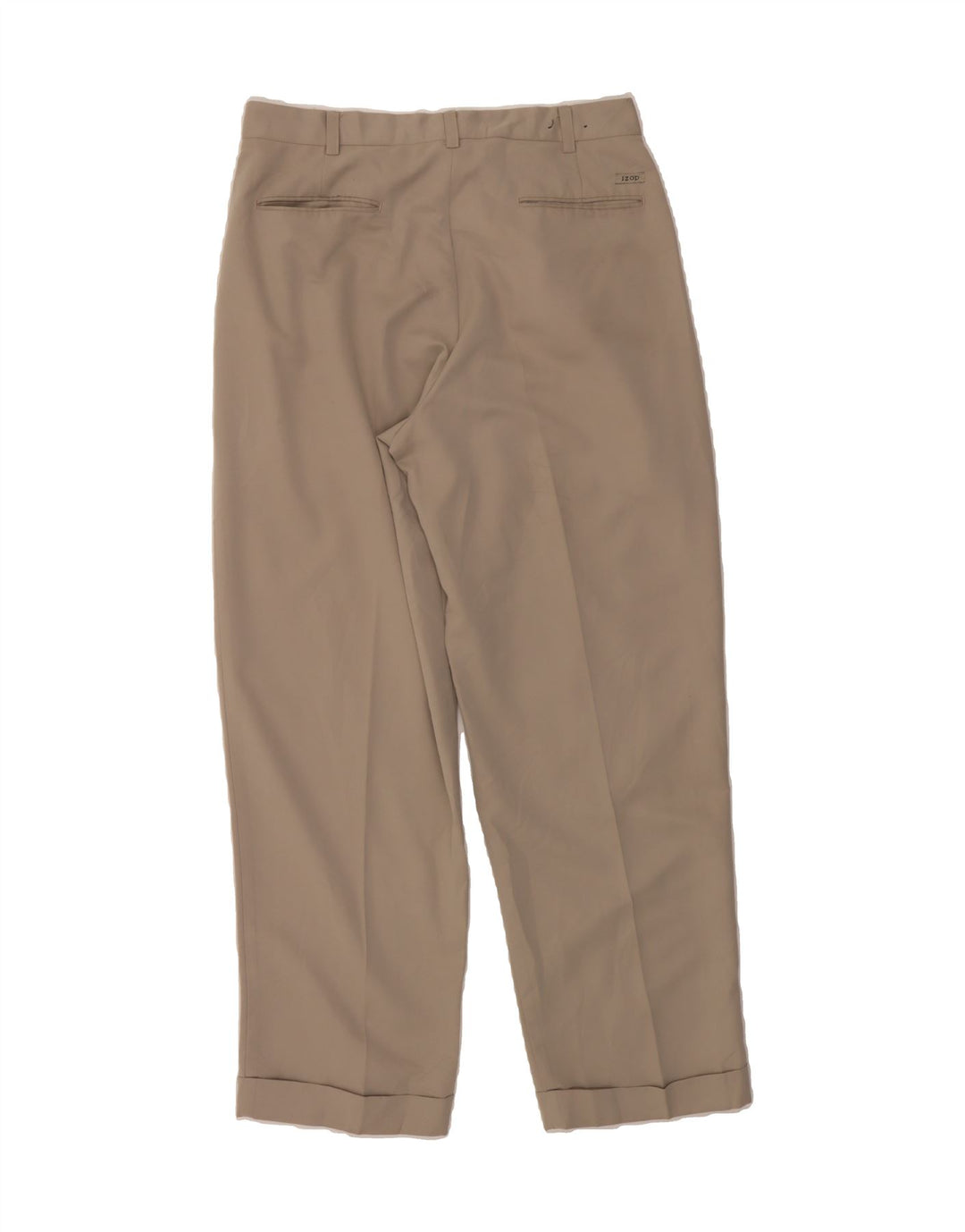 IZOD Mens Pegged Chino Trousers W34 L30 Beige Polyester Vintage Izod and Second-Hand Izod from Messina Hembry 
