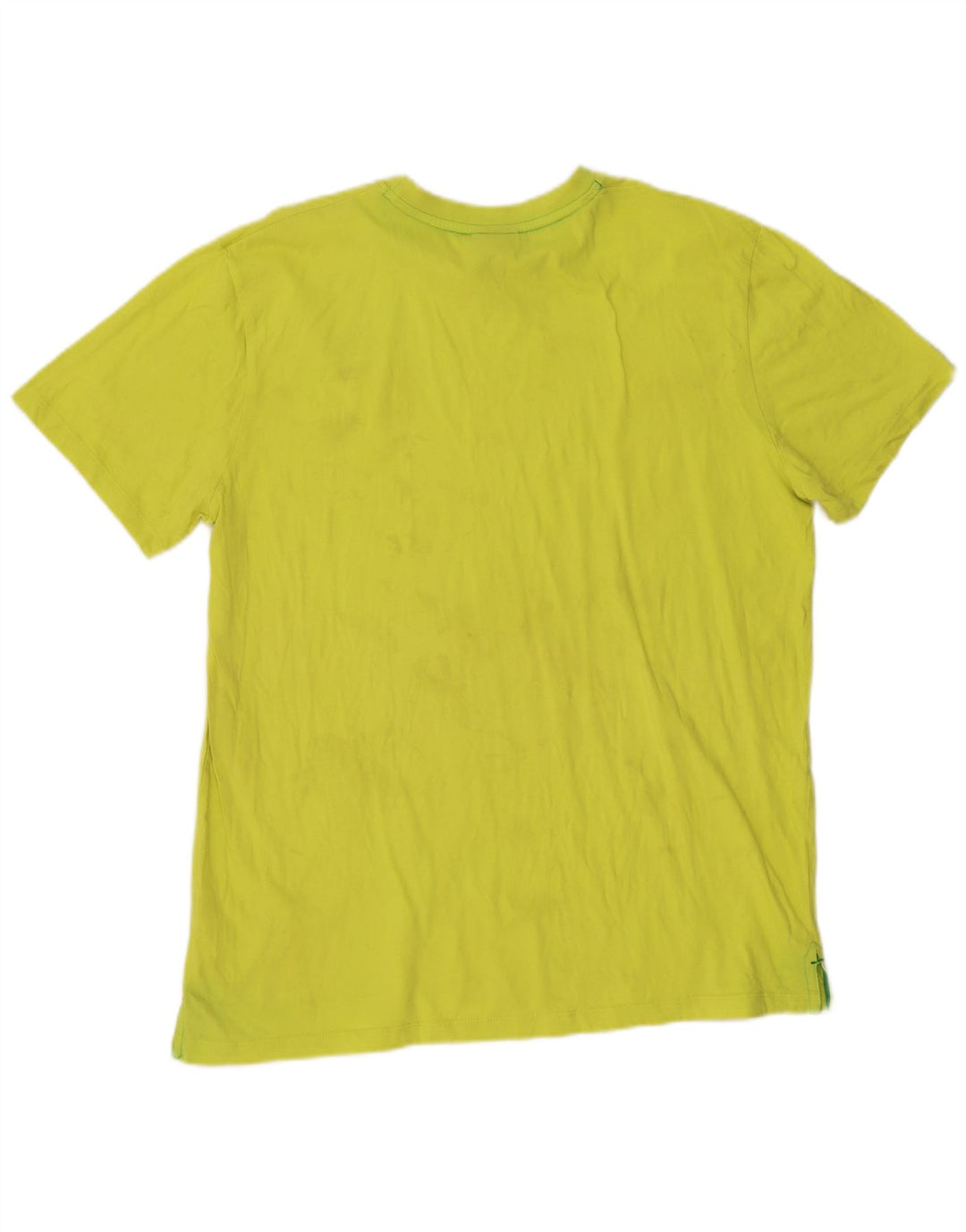T-shirt da uomo Umbro Top 2XL in cotone giallo