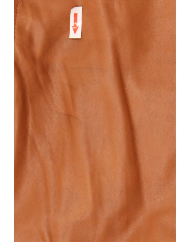 Giubbotto in shearling vintage da uomo IT 48 Marrone medio