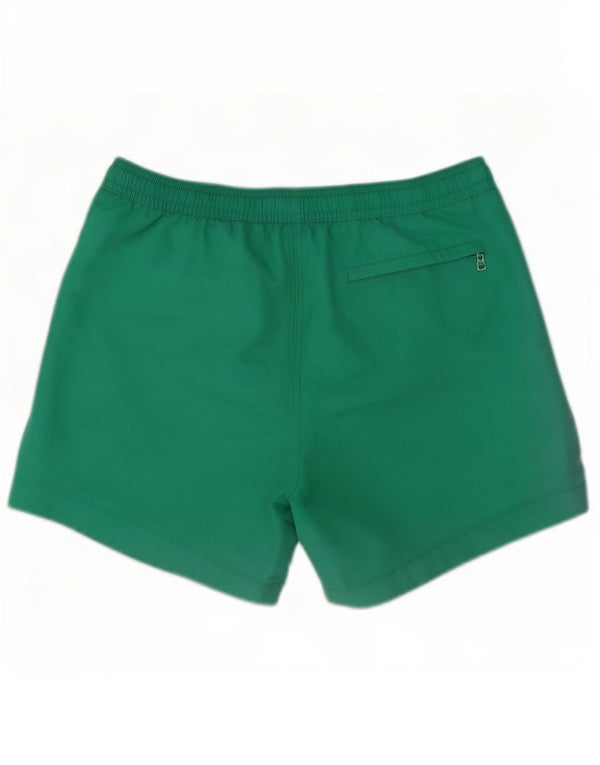 Pantaloncini da bagno da uomo Calvin Klein verde medio in poliestere