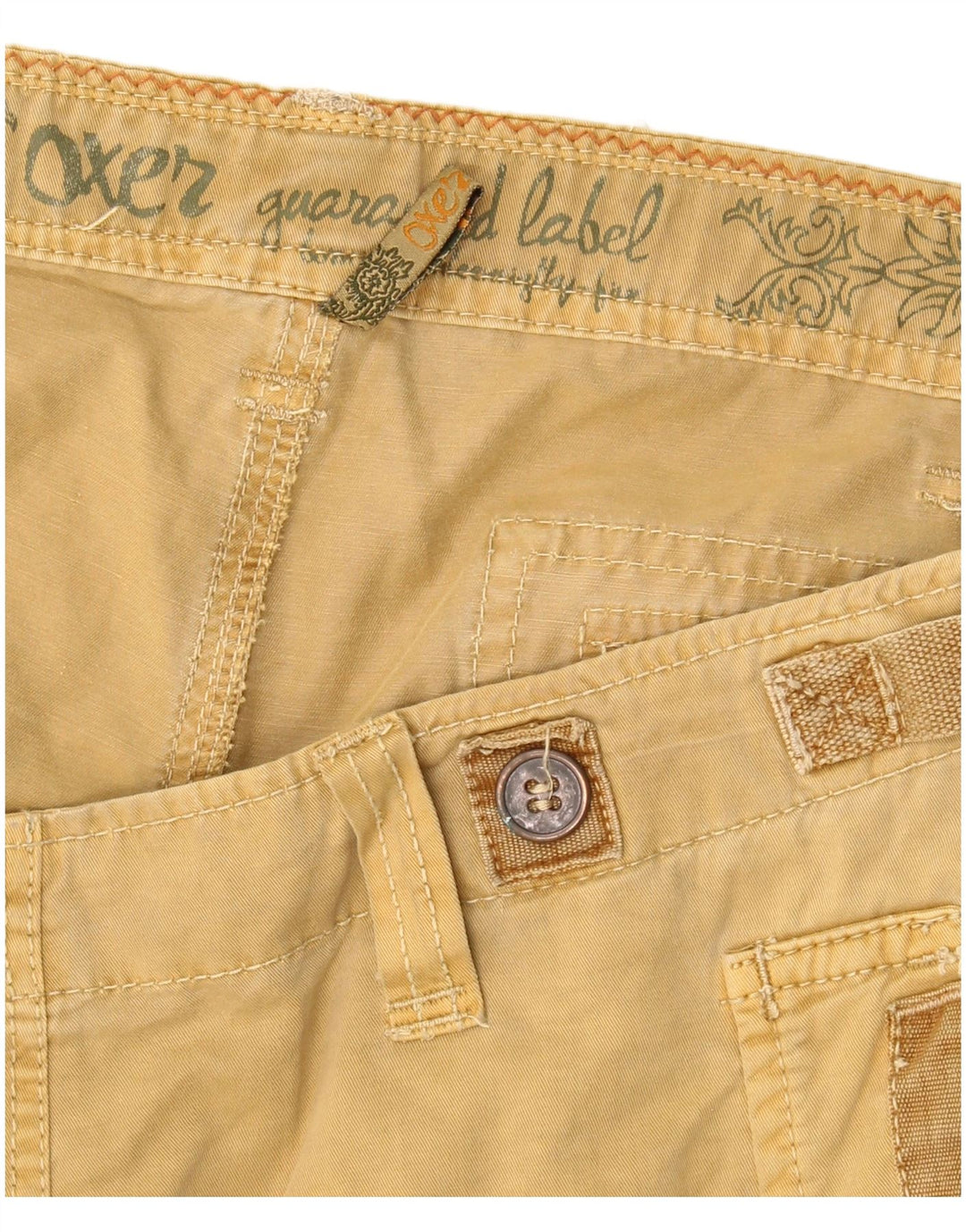Pantaloncini cargo grafici da uomo OXER W40 XL Beige