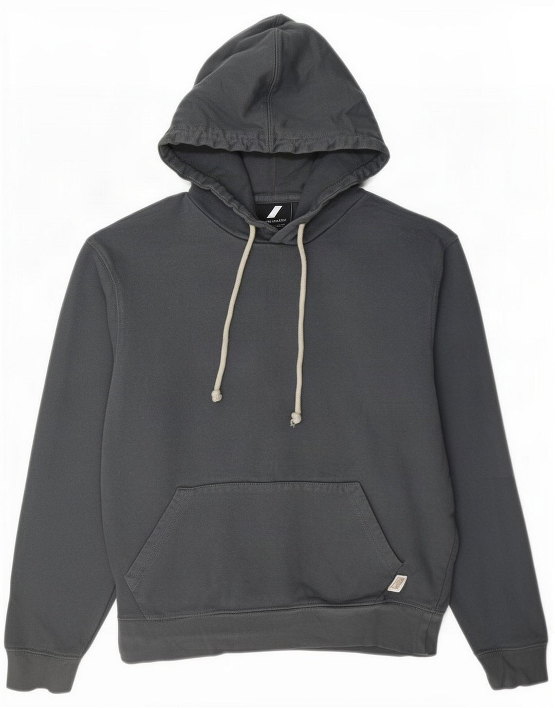 Maglione con cappuccio da uomo Zara in cotone blu navy medio