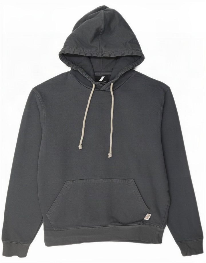 Maglione con cappuccio da uomo Zara in cotone blu navy medio