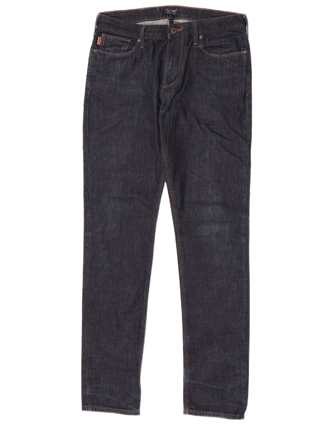 Jeans slim da uomo Armani W31 L33 in cotone blu navy