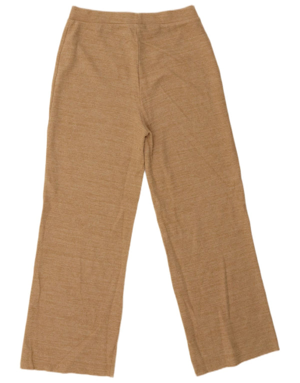 Pantaloni della tuta da donna Zara UK 12 Cotone beige medio
