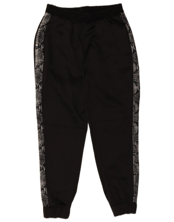 Pantaloni da tuta da donna Zara Joggers UK 10 Small Black Animal Print