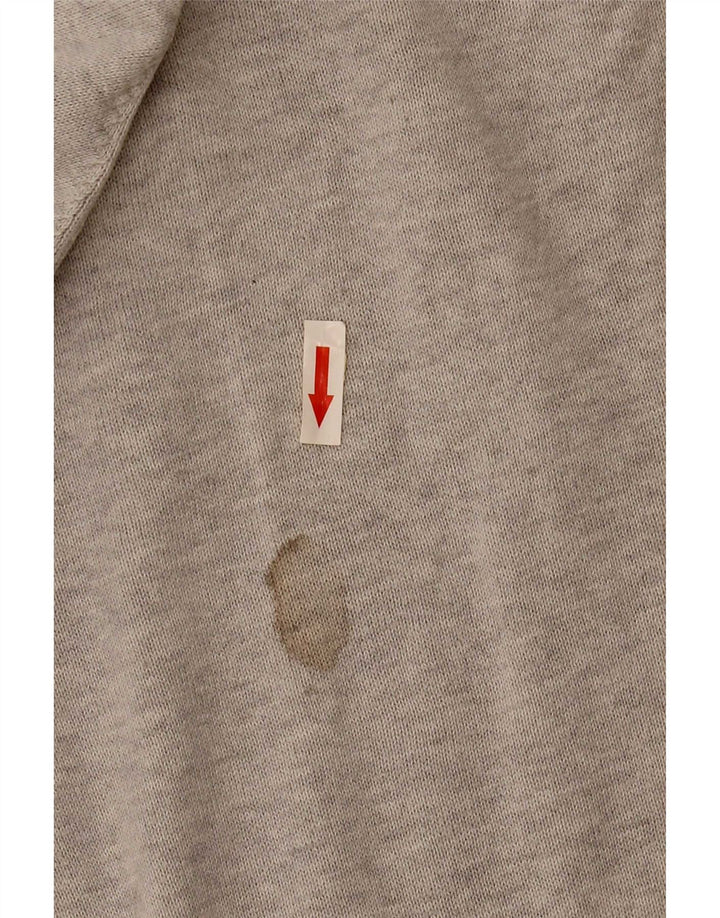 Lyle & Scott Maglione da uomo con scollo a V Heritage grande cotone grigio