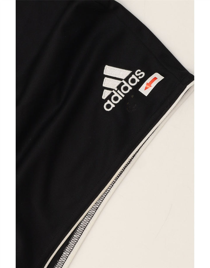 Pantaloncini sportivi Adidas Climalite da uomo grandi in poliestere nero