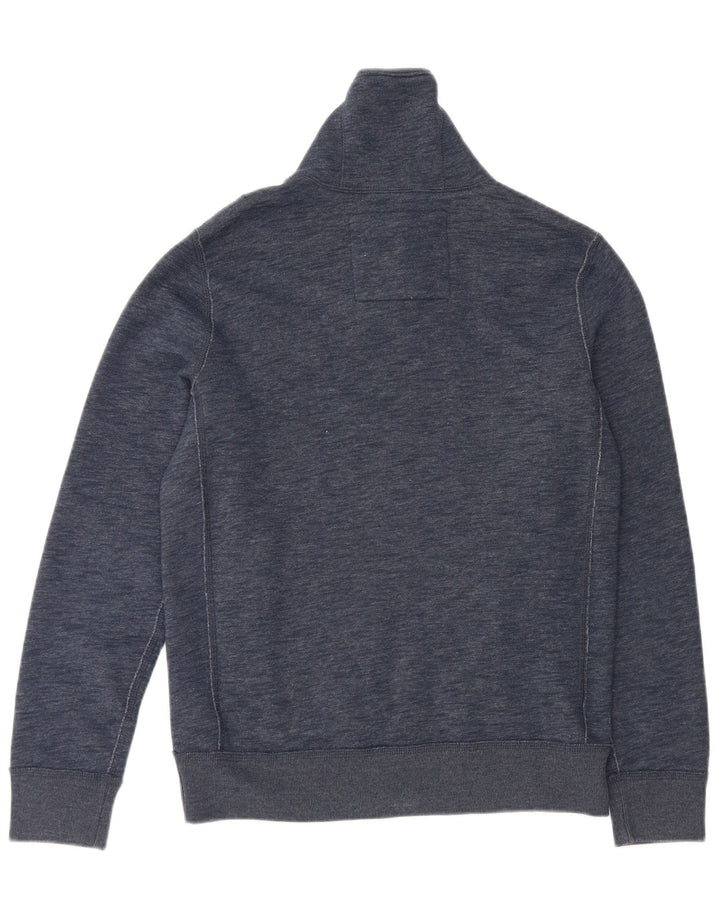 Felpa da uomo Abercrombie & Fitch Maglione piccolo blu navy screziato