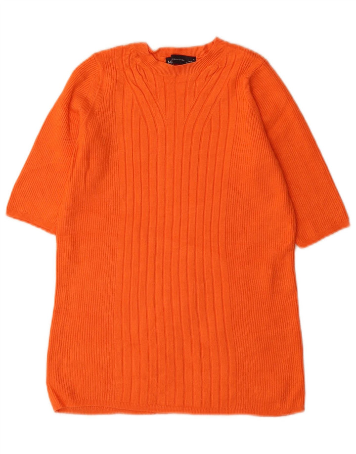 Maglione maglione con scollo a barca da donna Marks & Spencer UK 12 Arancione medio
