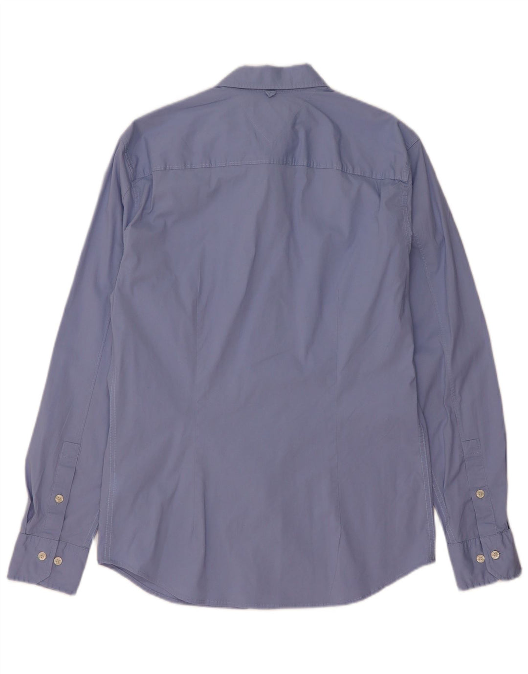 Camicia slim fit da uomo Tommy Hilfiger grande in cotone blu