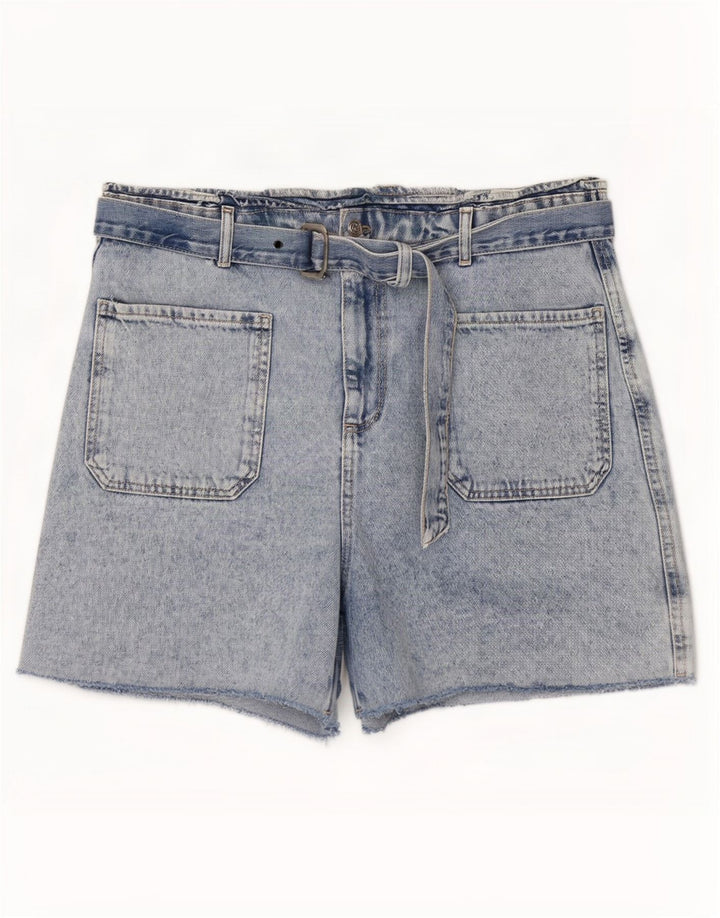 Pantaloncini di jeans da donna Zara EU 44 XL W34 Blu