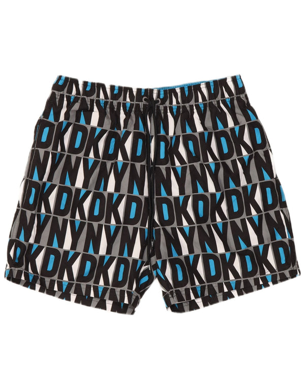 Dkny Mens Graphic Swimming Shorts Medium  Multicoloured Polyester