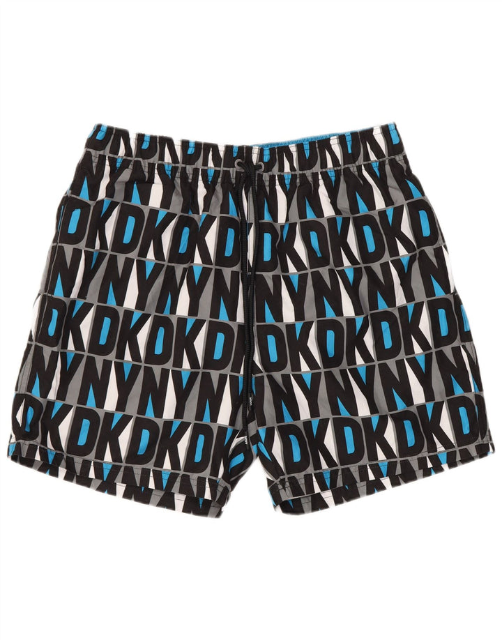 Pantaloncini da bagno grafici da uomo Dkny Poliestere medio multicolore
