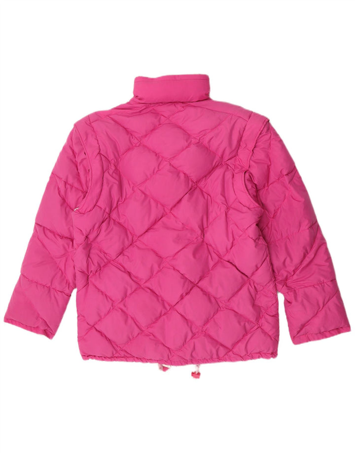 Giacca imbottita ampia reversibile da uomo Dolomite UK 36 piccola poliestere rosa