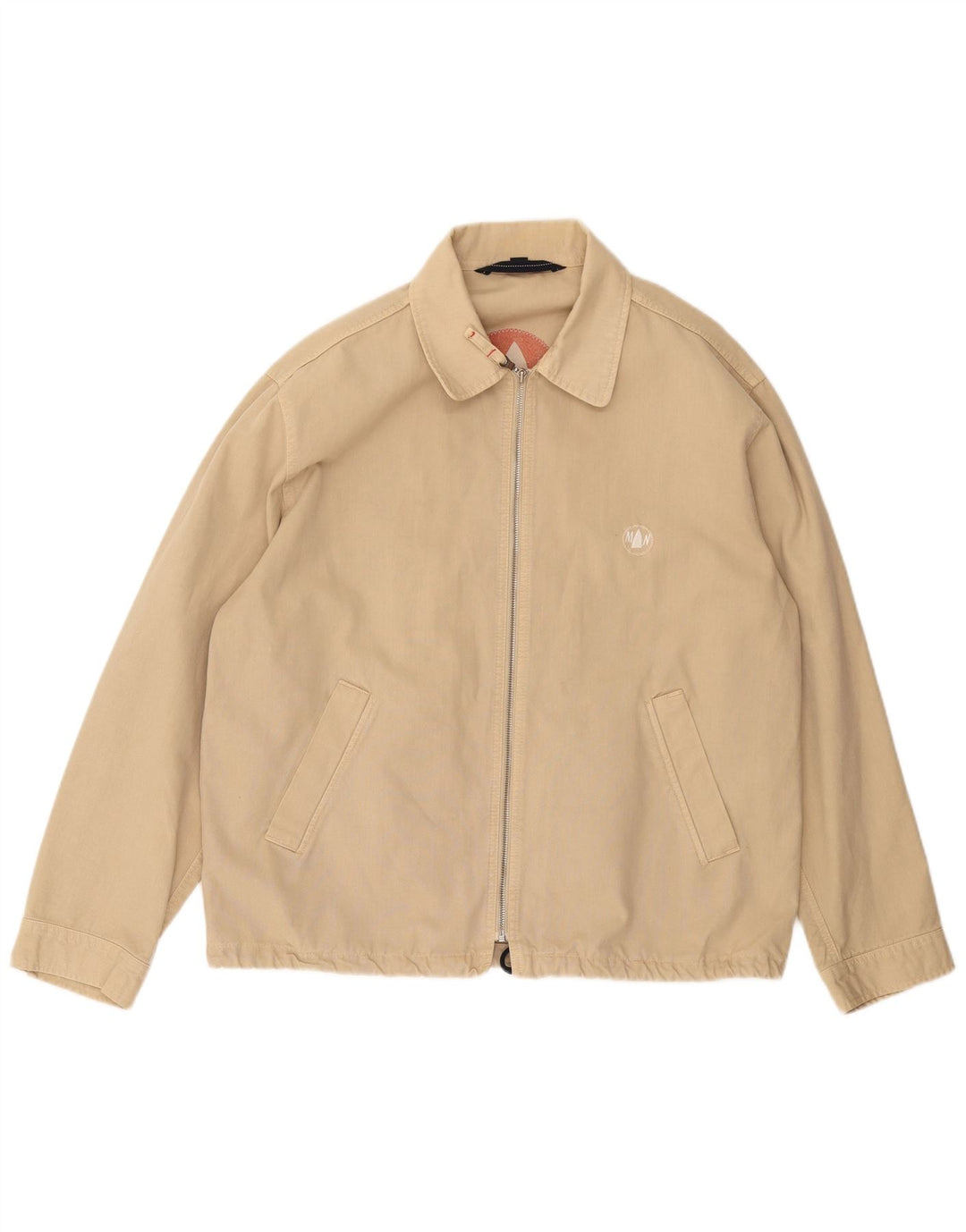 Giubbotto bomber da uomo MURPHY & NYE UK 40 grande cotone beige