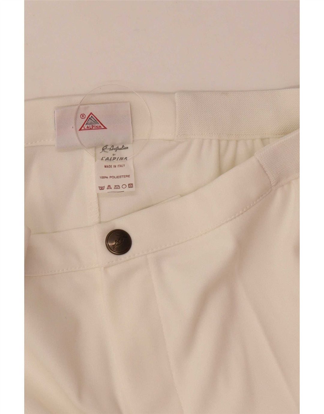 Pantaloncini chino da donna AUSTRALIAN L'ALPINA IT 52 2XL W30 Poliestere bianco