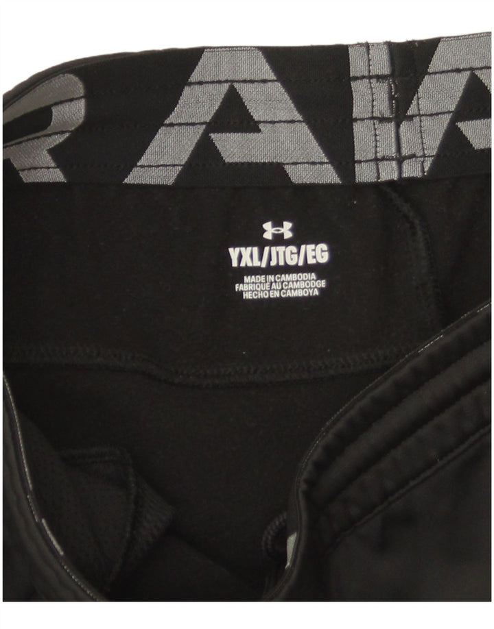 Pantaloni da tuta da ragazzo Under Armour da jogging 13-14 anni XL poliestere nero