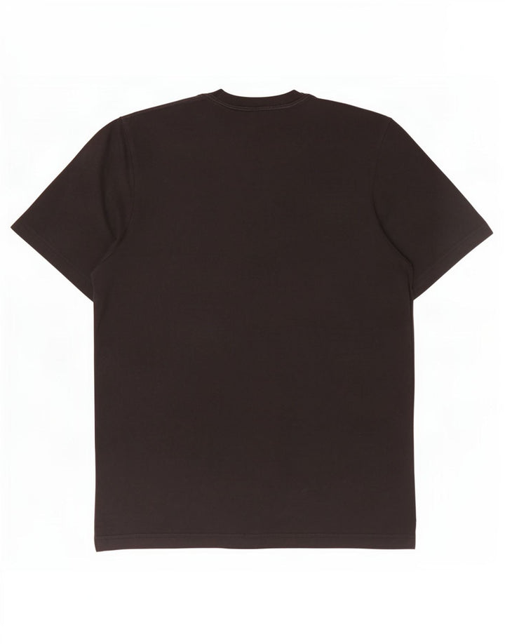 T-shirt Adidas da uomo Top media in cotone nero
