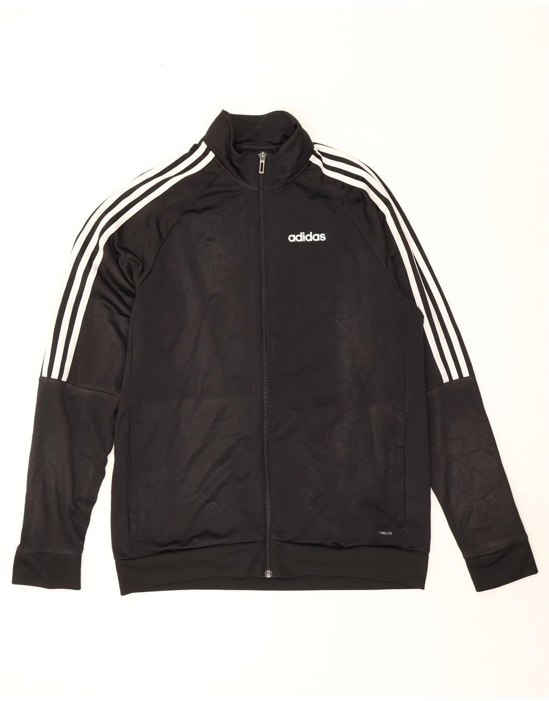 Giacca da allenamento Adidas Climalite da uomo, media, in poliestere nero