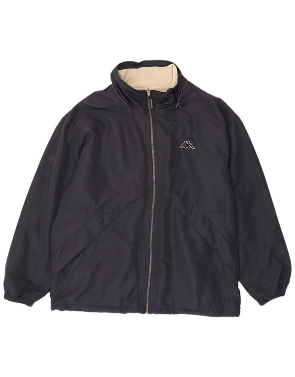 Giacca a vento da uomo Kappa UK 40 Large blu navy in poliestere