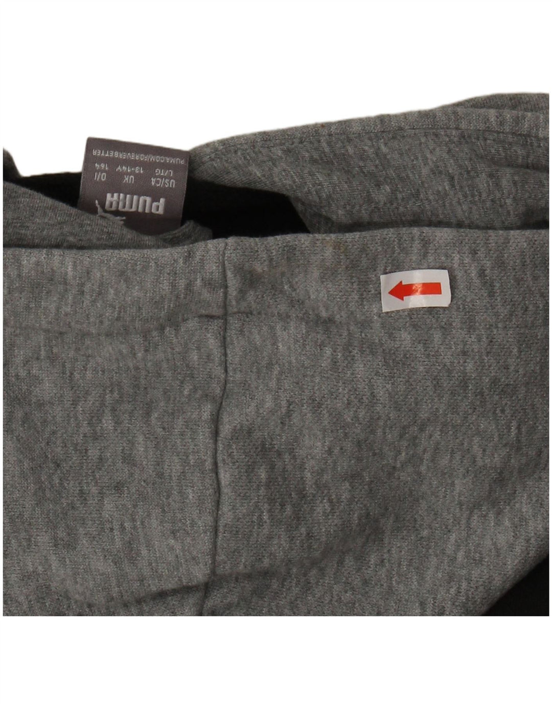 Felpa con cappuccio e zip PUMA per ragazzi 13-14 anni Colorblock grigio