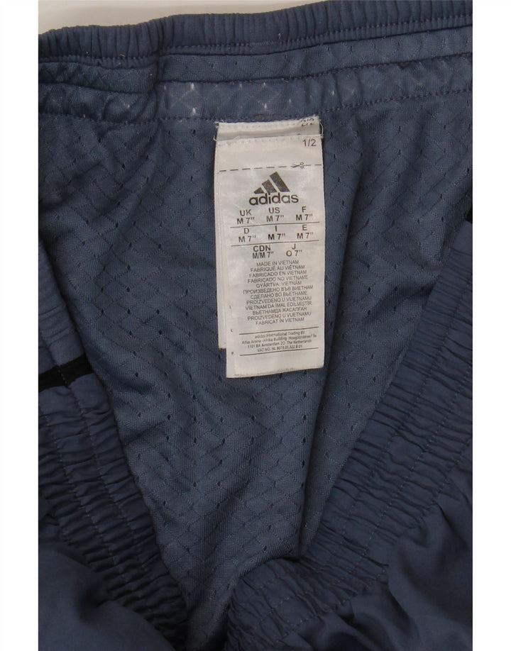 Pantaloncini sportivi ADIDAS da uomo Climacool Poliestere color block blu medio