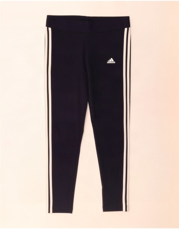 Leggings aderenti da donna Adidas UK 12/14 Medio Blu navy