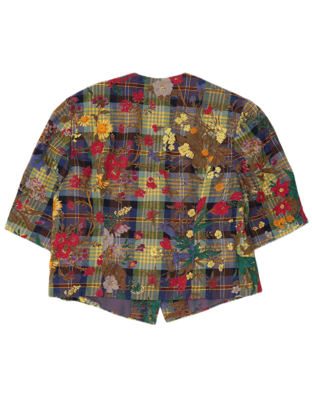 JULIUS LANG Giacca blazer da donna a 4 bottoni EU 40 media multicolore