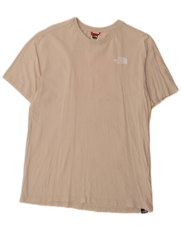T-shirt grafica da uomo The North Face Top grande in cotone beige