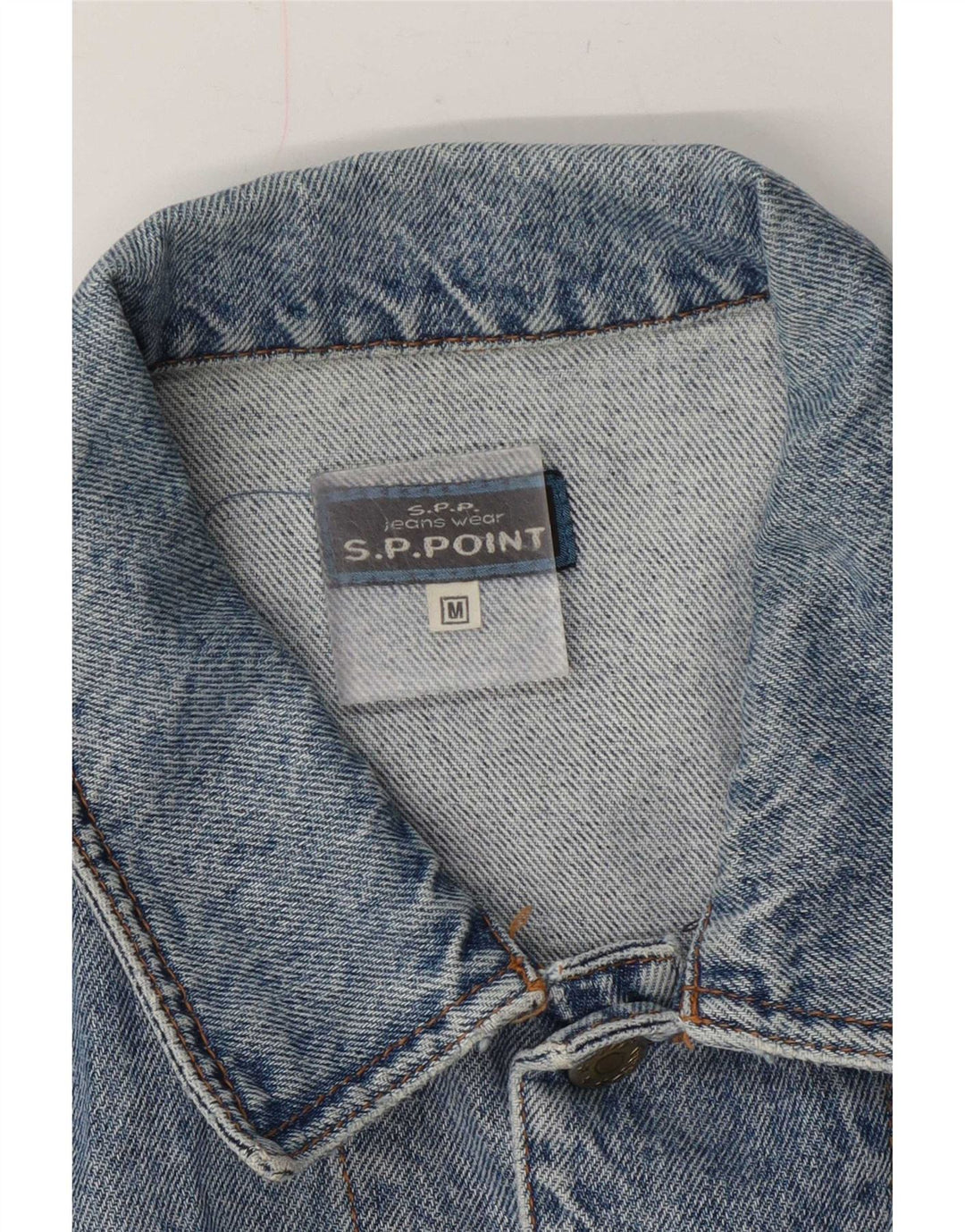 Giacca di jeans vintage da uomo UK 38 blu medio