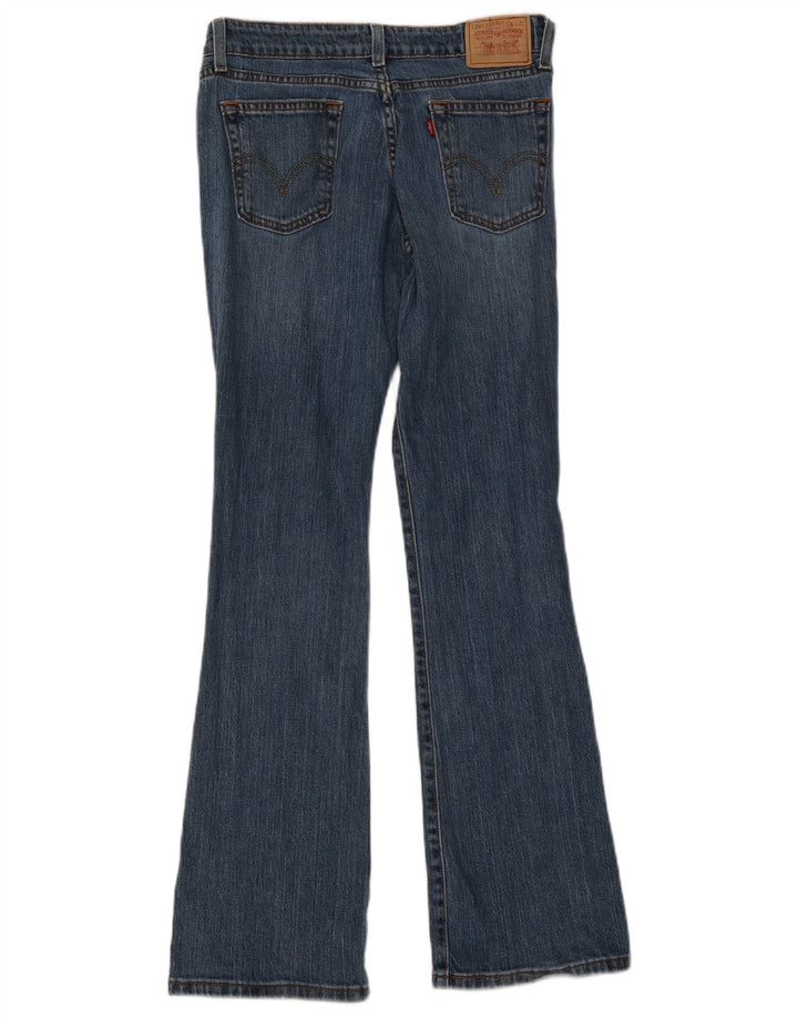 Levi's Donna 518 Jeans Bootcut Super Low US 7 Medio W28 L31 Cotone Blu