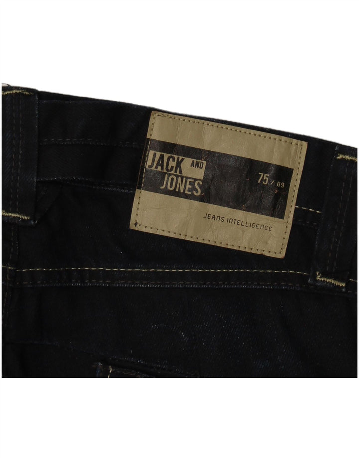 Jeans dritti con grafica da uomo Jack & Jones W32 L34 Blu Navy