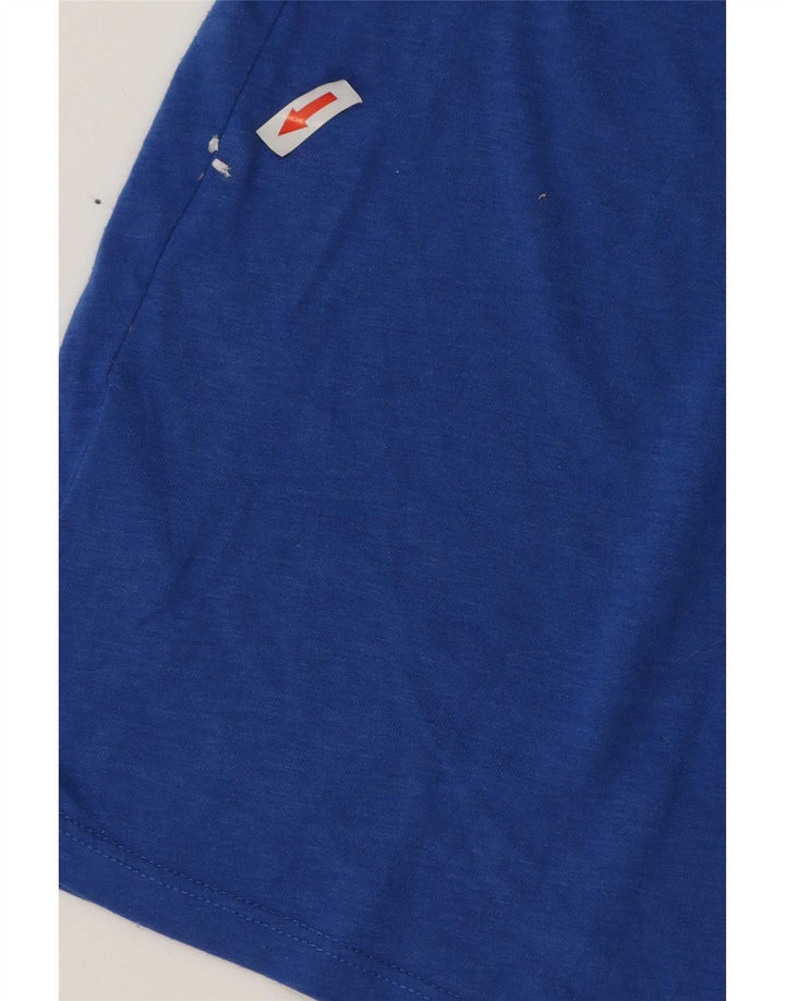 T-shirt grafica Nike da uomo con taglio atletico, XL, in poliestere blu