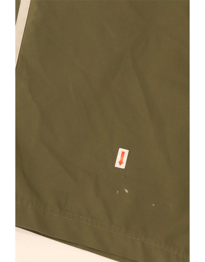 Pantaloncini sportivi Adidas da uomo grandi in poliestere kaki