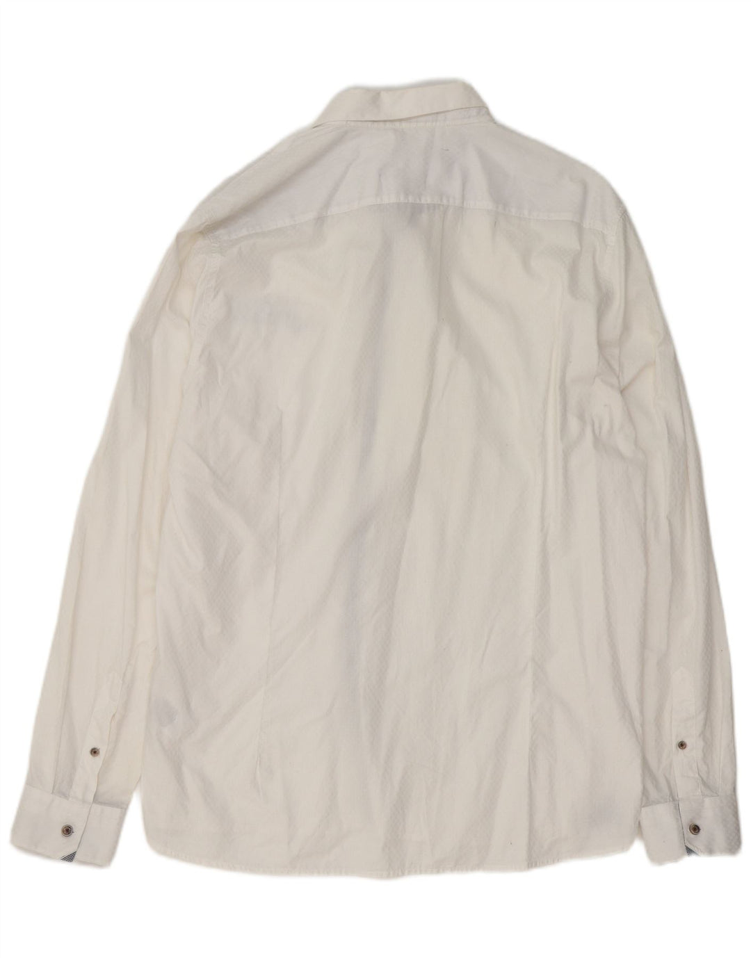 Camicia da uomo Ted Baker taglia 6 2XL cotone bianco