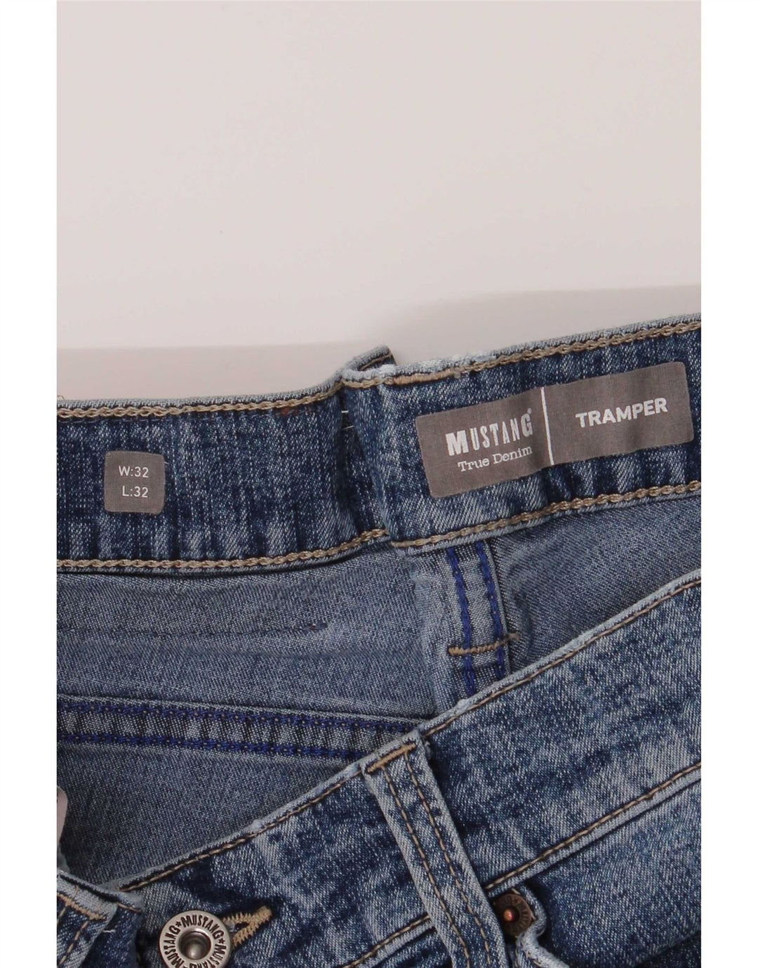 Jeans tramper slim da uomo Mustang W32 L32 cotone blu