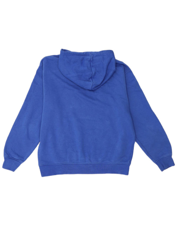 Felpa con cappuccio grafica da uomo Jordan in cotone blu medio