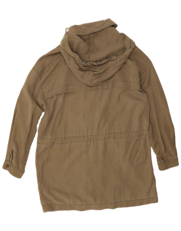 Parka oversize con cappuccio da donna Zara UK 14 medio cachi