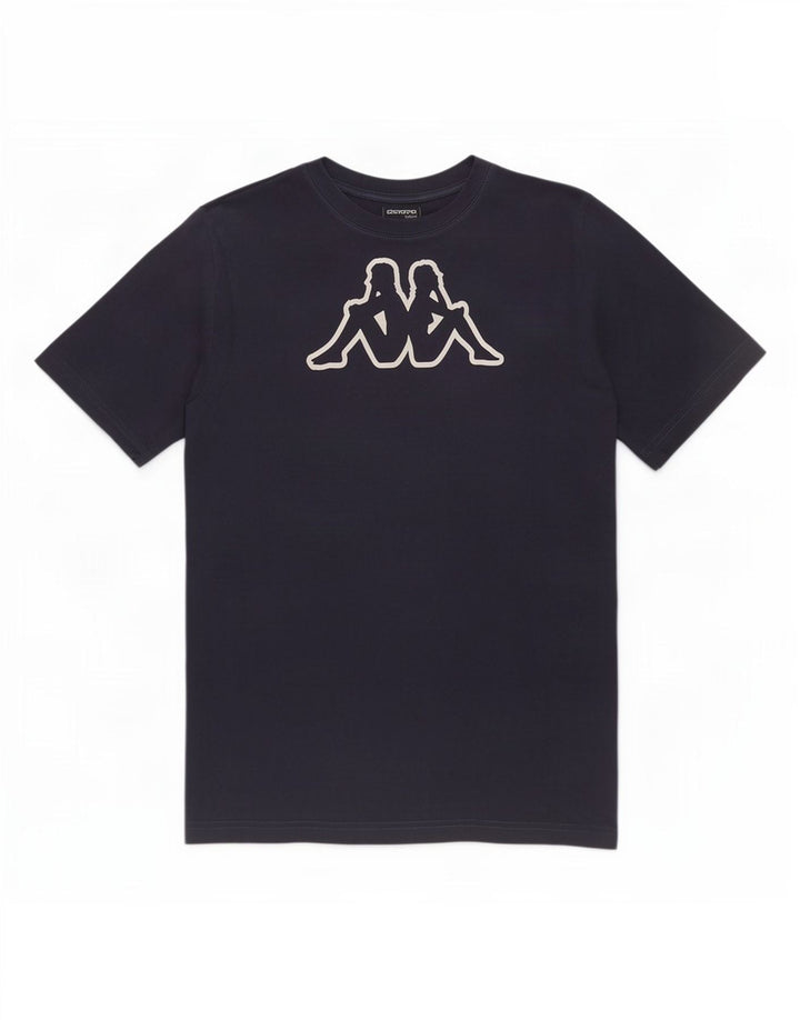 T-shirt grafica da uomo Kappa Top Large blu navy