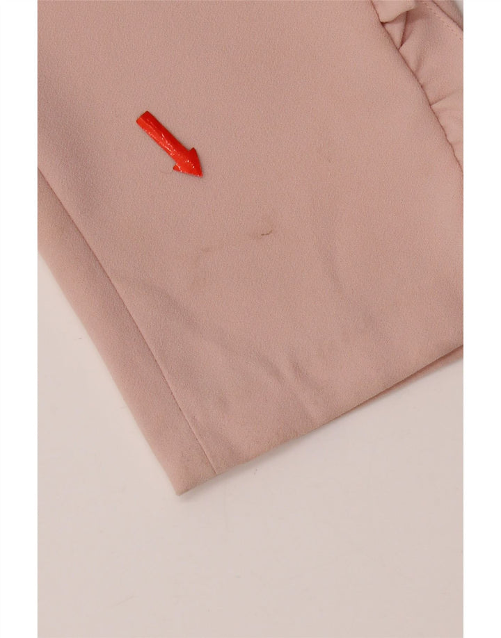Pantaloni chino slim da donna Zara piccoli W27 L26 poliestere rosa